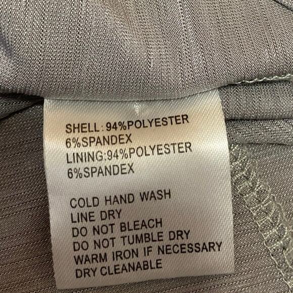 Lovers + Friends Jenna Gray Twist Knot Sleeveless Midi Bodycon Tank Dress Size S - Picture 5 of 5